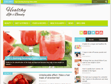 Tablet Screenshot of healthylnb.com